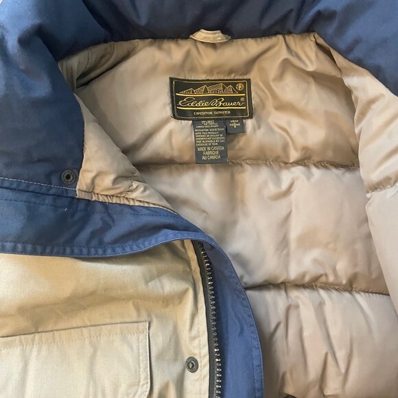 Vintage Eddie Bauer Goose Down Jacket Ridgeline Men/size L - Picture 3 of 5